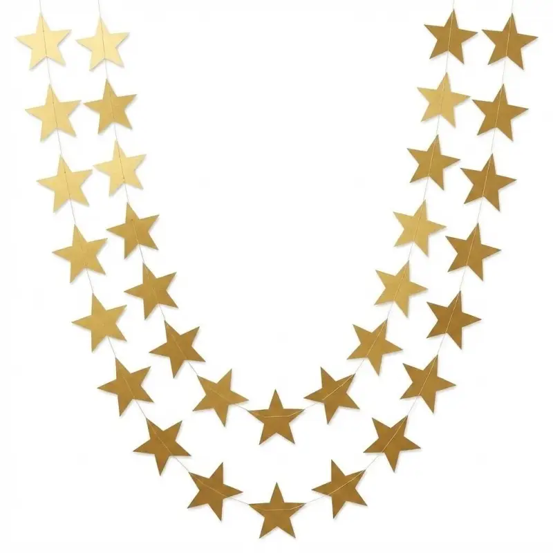 3D TAVAN SÜS 4 MT YILDIZ GOLD