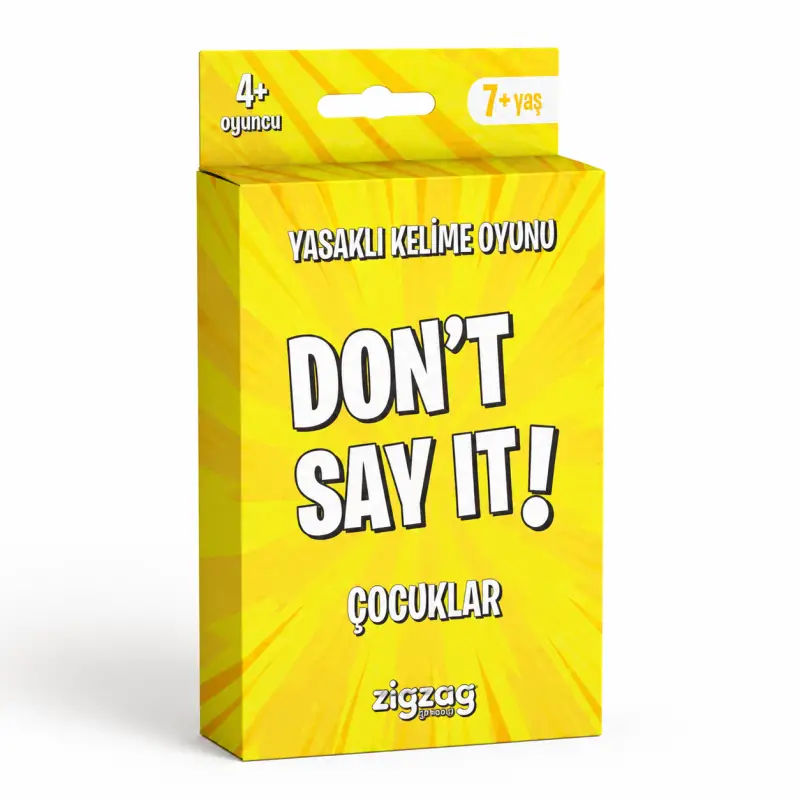 Don’t Say It Çocuklar Yasaklı Kelime Oyunu - Toptan Parti Malzemesi