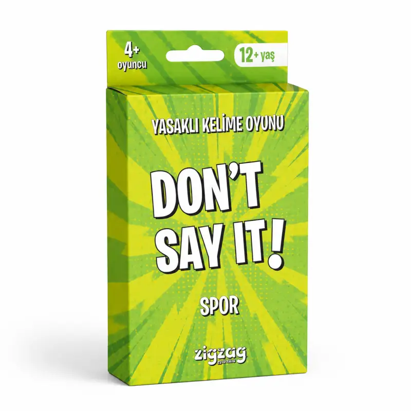 Don’t Say It Spor Temalı Yasaklı Kelime Oyunu - Toptan Parti Malzemesi