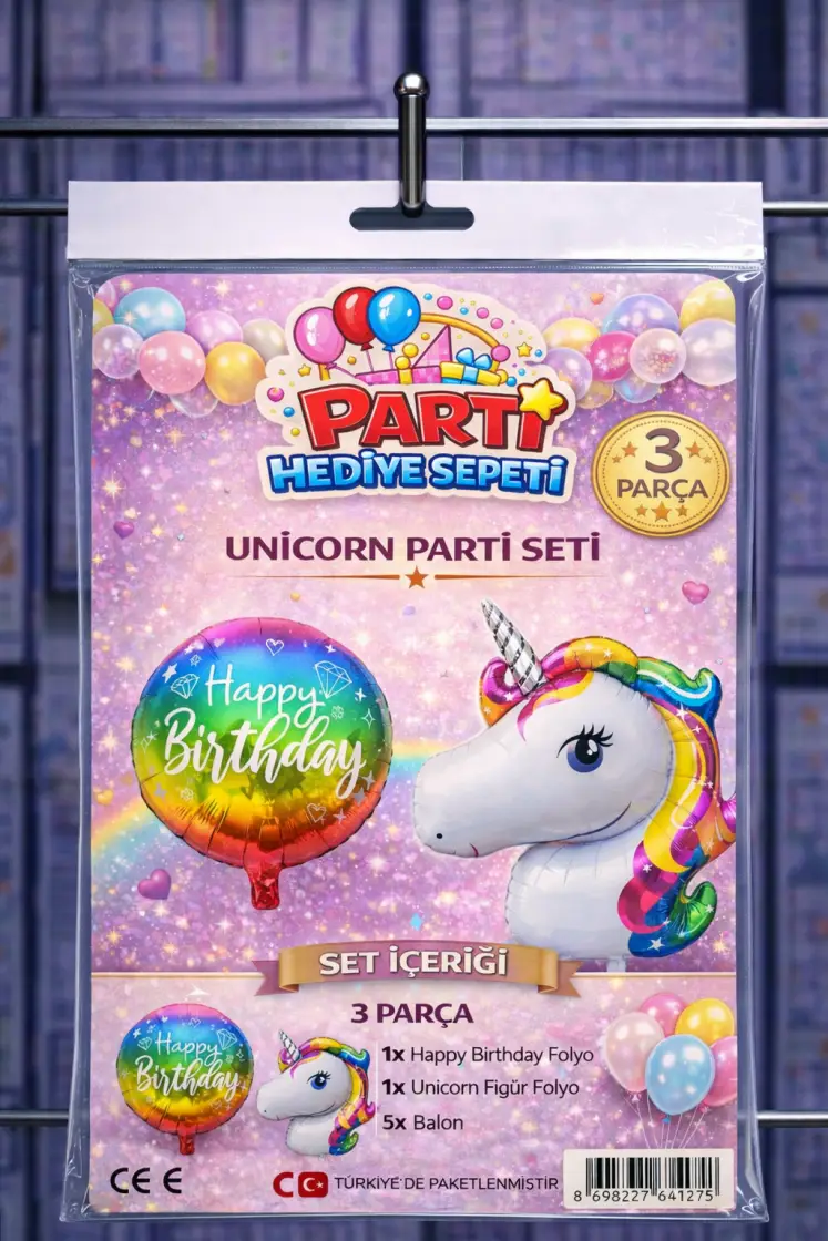 Unicorn Mini Parti Seti toptan parti malzemesi