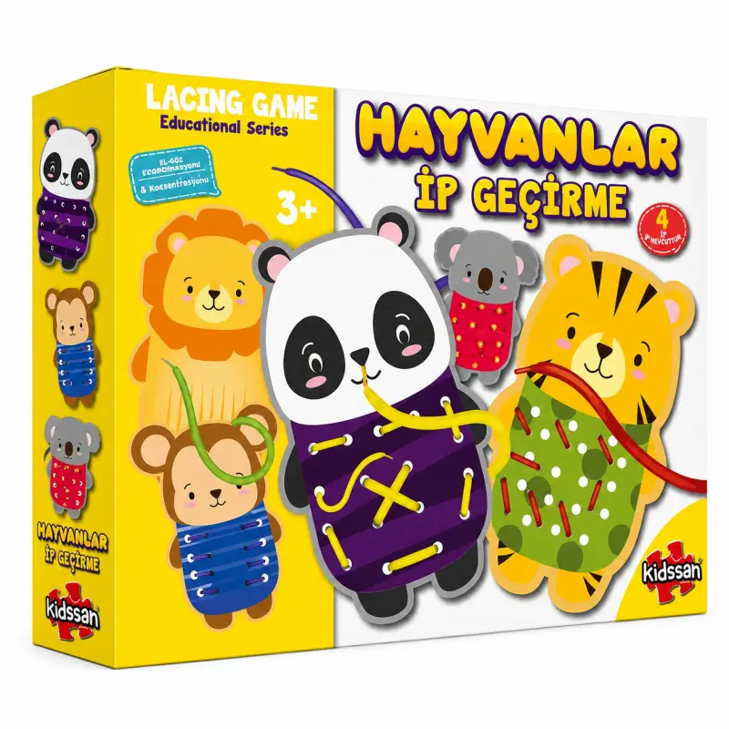 Hayvanlar İp Geçirme Oyunu - Toptan Parti Malzemesi