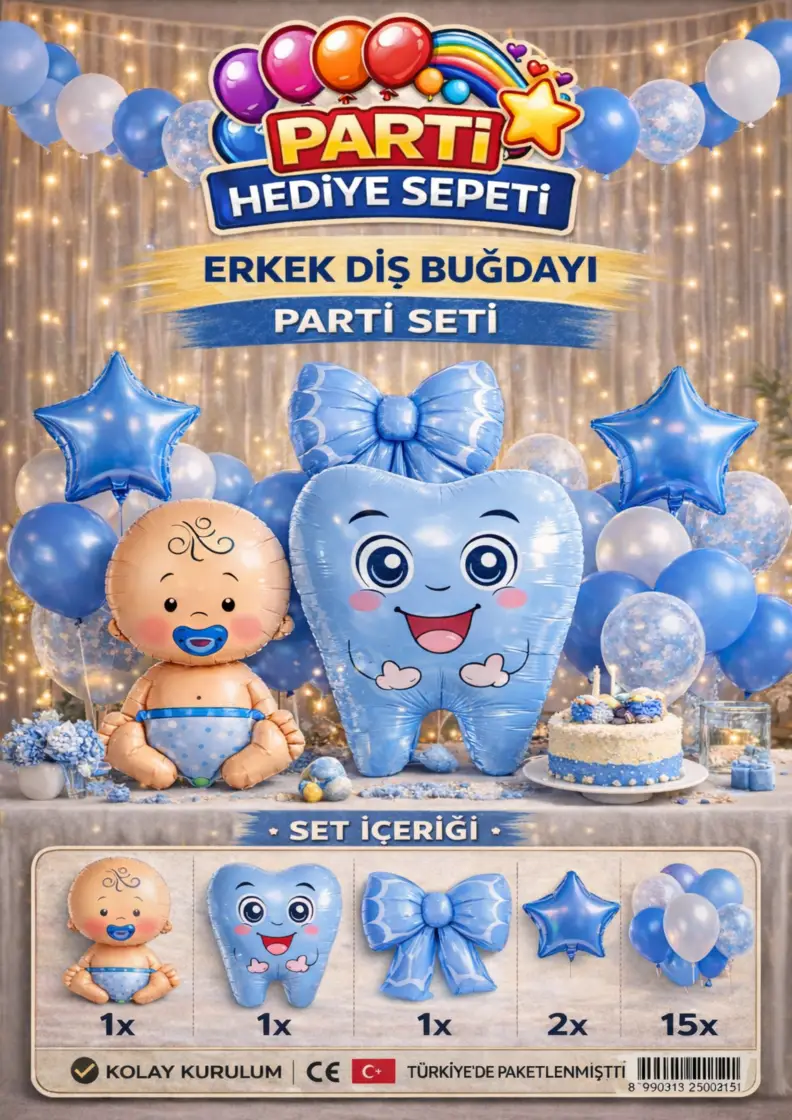 Erkek Diş Buğdayı Parti Seti - Toptan Parti Malzemesi