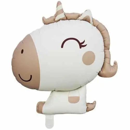 Karamel Unicorn Kafa Folyo - Toptan Parti Malzemesi