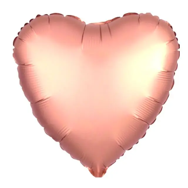 RoseGold Kalp Folyo - Toptan Parti Malzemesi