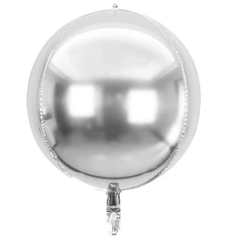 Küre Folyo Balon 22" Gümüş - Toptan Parti Malzemesi