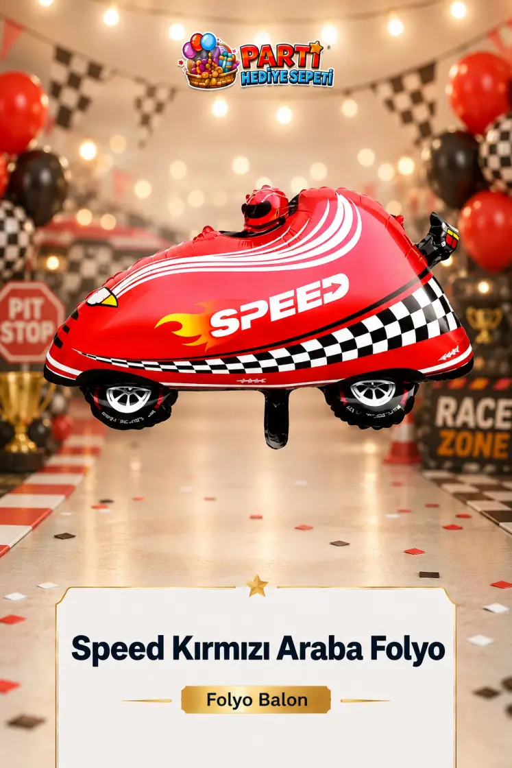 Speed Kırmızı Araba Folyo