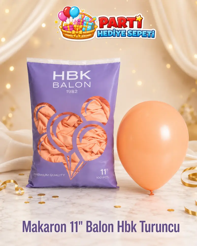 Makaron 11" Turuncu Balon (HBK)