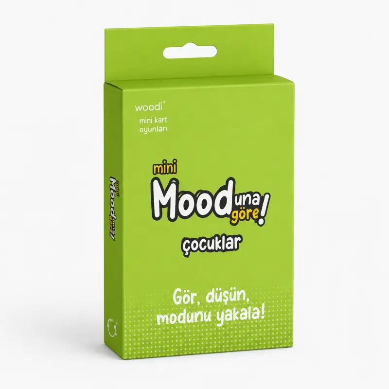 Mood’una Göre Çocuklar Gör Düşün Modunu Yakala Mini Kart Oyunu - Toptan Parti Malzemesi