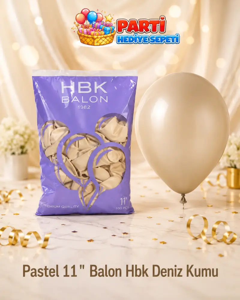Pastel 11" Deniz Kumu Balon (HBK)