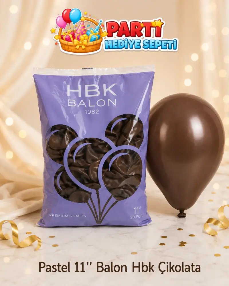 Pastel 11" Çikolata Balon (HBK)