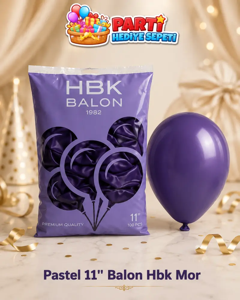 Pastel 11" Mor Balon (HBK)