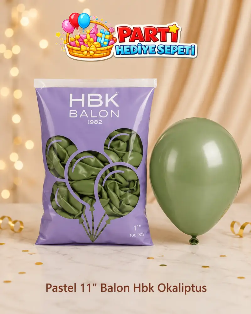 Pastel 11" Okaliptus Balon (HBK)
