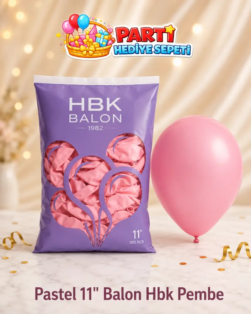 Pastel 11" Pembe Balon (HBK)