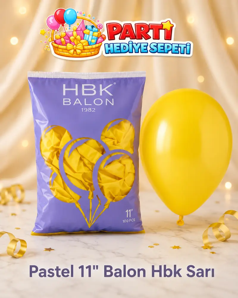 Pastel 11" Sarı Balon (HBK)