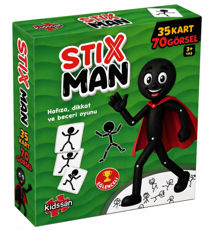 Stix Man Hafıza Dikkat Oyunu - Toptan Parti Malzemesi